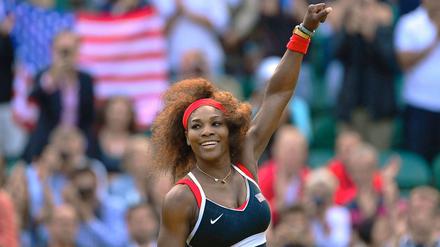 Nach zwei Goldmedaillen im Doppel holte Serena Williams nun ihre erste goldene Einzelmedaille.