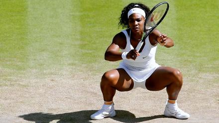 Serena Williams erreichte zum 25. Mal das Finale eines Grand-Slam-Tennisturniers.