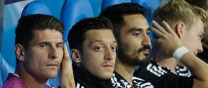 Waren allesamt schon einmal Sündenböcke: Mario Gomez (l-r), Mesut Özil, Ilkay Gündogan.