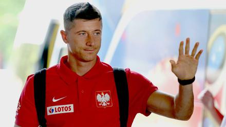Endlich auf der Weltbühne: Stürmerstar Robert Lewandowski spielt um 17 Uhr erstmals bei einer Fußball-WM.
