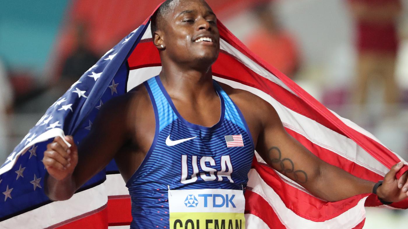 In neuer Weltjahresbestzeit Christian Coleman mit großem Vorsprung