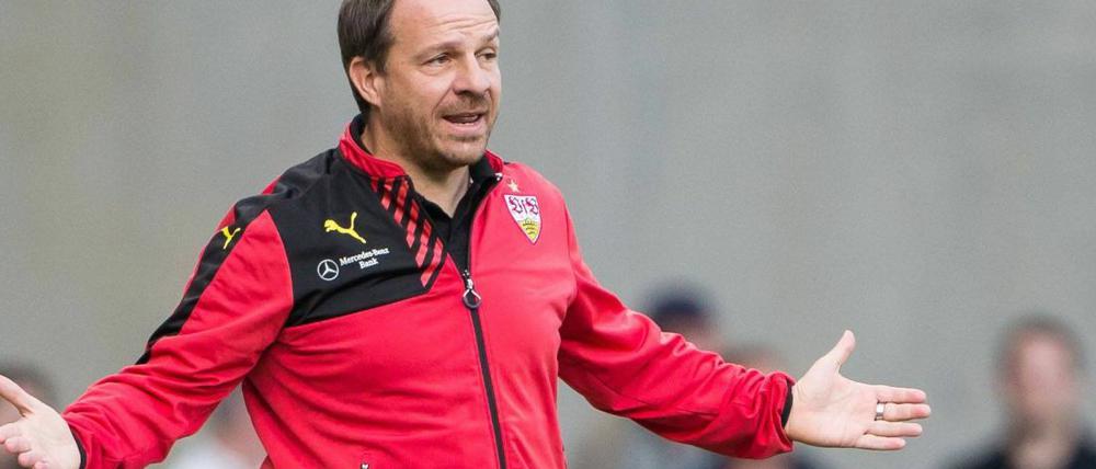 Anspruchsvoller Fußballtheoretiker: Stuttgarts Trainer Alexander Zorniger.