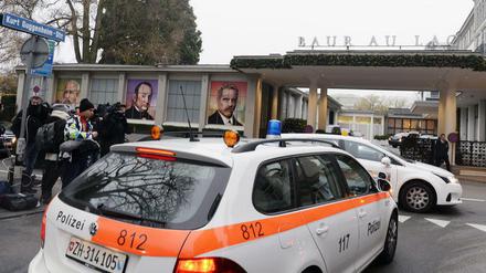 Zugriff in Zürich. Im Hotel Baur au Lac in der Altstadt wurden am Donnerstag zwei Fifa-Funktionäre festgenommen. 