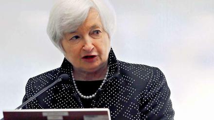 Beklagte die ökonomische Ungleichheit in den USA: Fed-Chefin Janet Yellen bei ihrer Rede am vergangenen Freitag in Boston.