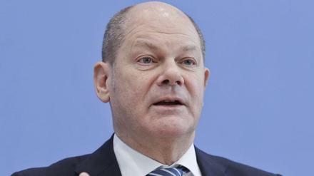 Der Bundesfinanzminister Olaf Scholz (SPD).