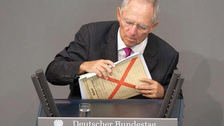 Will mit seinem Gesetz Vorreiter in Europa sein: Wolfgang Schäuble.