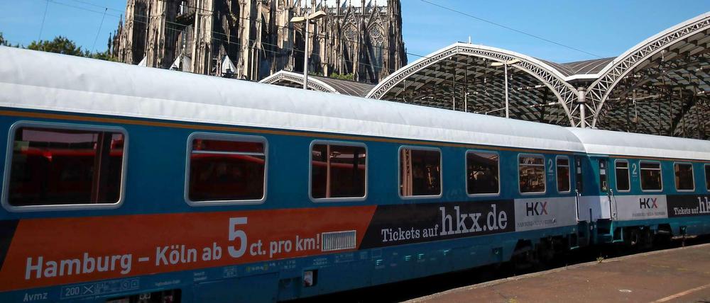 Seit Sommer 2012 bedient HKX bereits die Strecke Hamburg-Köln.
