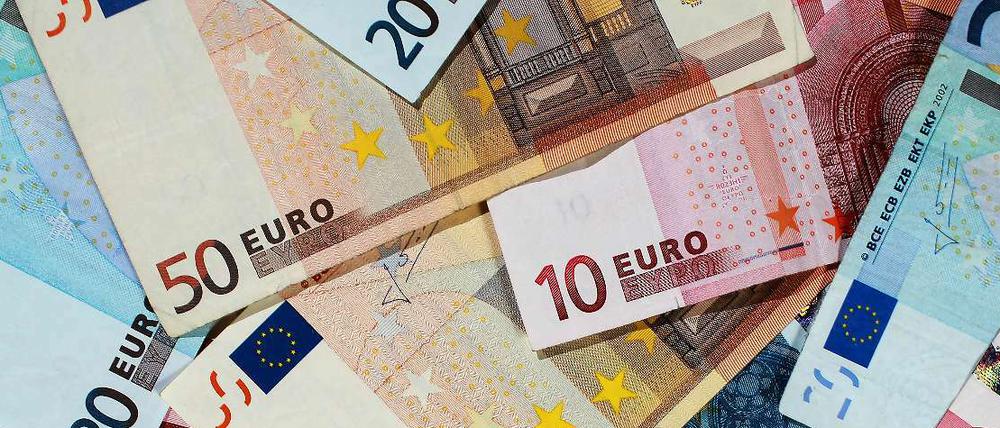 Ein Haufen Euroscheine