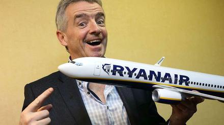 So isser: Immer gut drauf, dabei ein bisschen frech und in jedem Fall erfolgreich - Ryanair-Chef Michael O'Leary. 