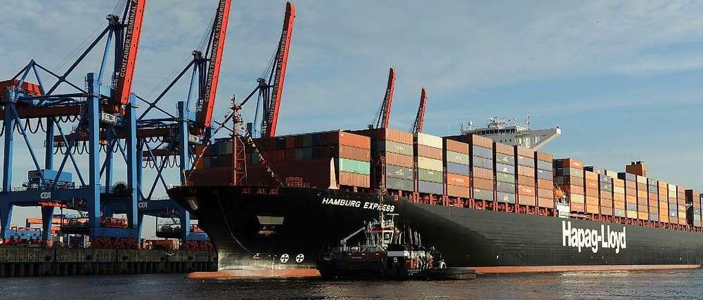 Im Fahrwasser. Laut Reederverband ist Deutschland weltweit die Nummer eins in der Container-Schifffahrt.
