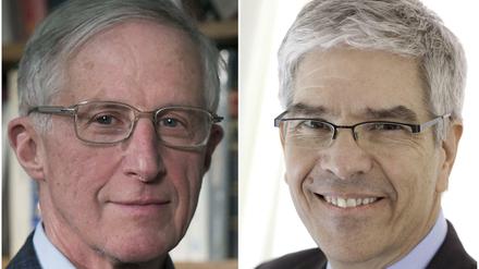 William D. Nordhaus (links) and Paul Romer, Gewinner des Wirtschaftsnobelpreises