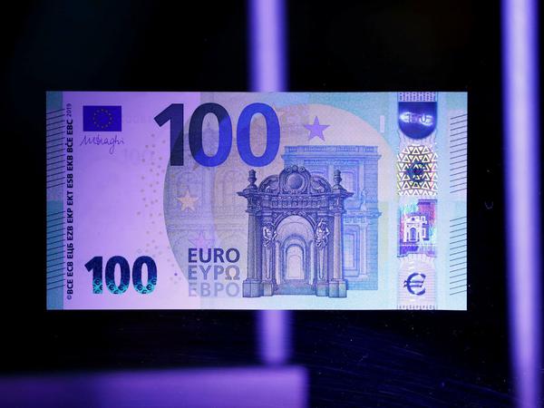 Die neue 100 Euro Banknote.