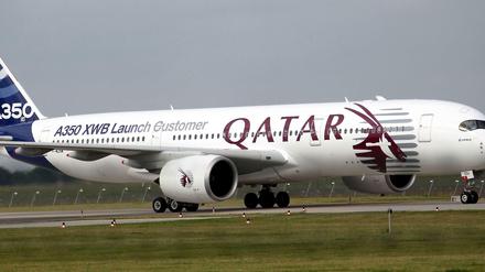 Der Neue: Qatar gehört zu den ersten Kunden des A350, der Ende des Jahre ausgeliefert werden soll.