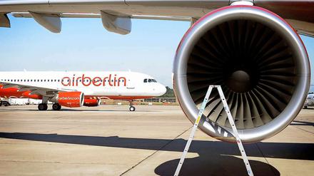 Kreative Lösungen sind gefragt, damit die Maschinen von Air Berlin nicht irgendwann ganz am Boden bleiben müssen.