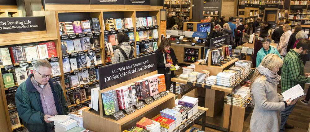 In Seattle hat Amazon kürzlich einen Buchladen aufgemacht.