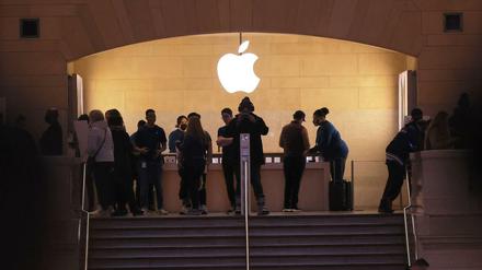 Angestellte des Apple Stores im Grand Central Terminal in New York wollen eine Gewerkschaft gründen.