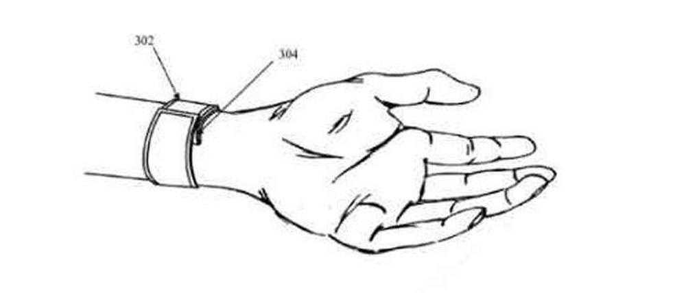 Die Hand Apples. So könnte das multifunktionale Armband aussehen.