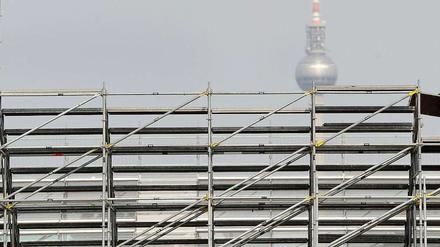 Auch in der Bauwirtschaft sind in Berlin neue Jobs entstanden.