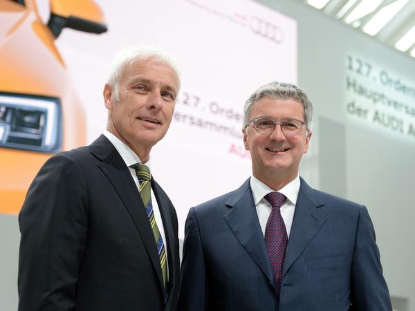 VW-Konzernchef Matthias Müller ist Aufsichtsratsvorsitzender von Audi. Als große Aufklärer haben sich die Aufseher bisher nicht hervorgetan. 