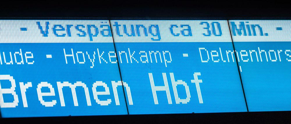 Verspätungen von 30 Minuten sind bei der Deutschen Bahn leider keine Seltenheit.