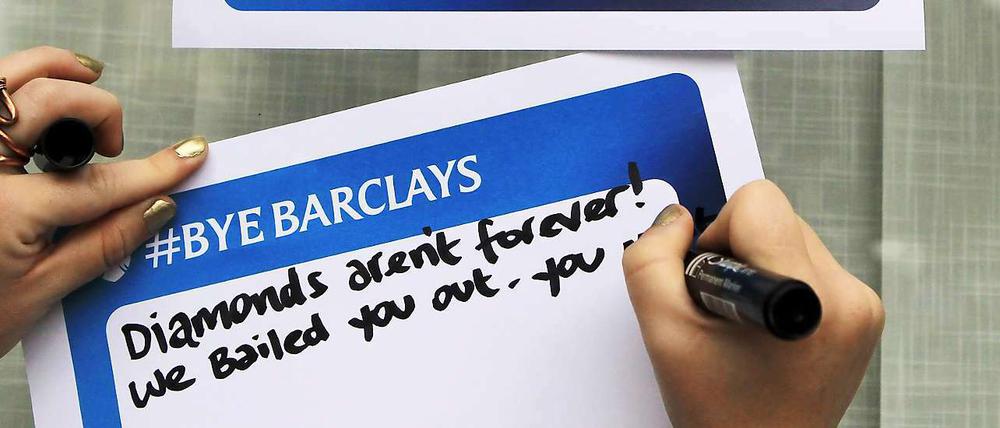 Das gibt Ärger. Die Briten sind derzeit nicht sonderlich gut auf Barclays zu sprechen.