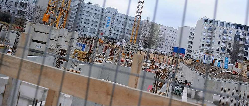 In Berlin werden derzeit vor allem Wohnungen gebaut. 
