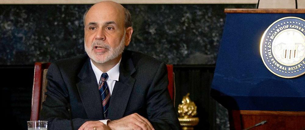 US-Notenbank-Vhef Ben Bernanke.