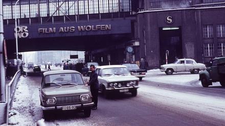 Ostberlin 1970: Der Monopolist "Original Wolfen (ORWO) wirbt am Bahnhof Friedrichstraße. Nach der Wende musste das Unternehmen zwei mal Insolvenz anmelden, steht heute aber wieder gut da.