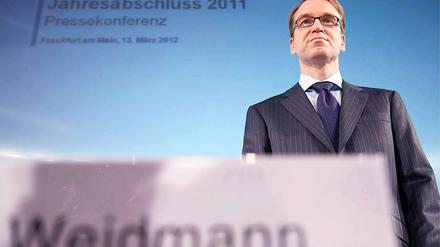 Bundesbank-Präsident Weidmann