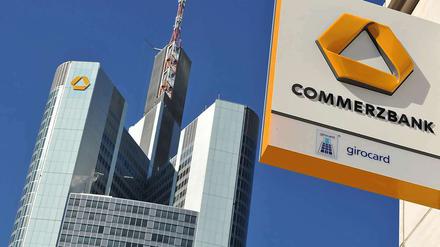 Die Zentrale der Commerzbank in Frankfurt am Main. Mindestens 3000 Stellen wird die Bank streichen.