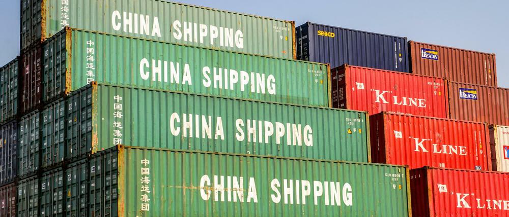 China verkauft weniger Waren in die Welt: Die Exporte sind zuletzt zurückgegangen.