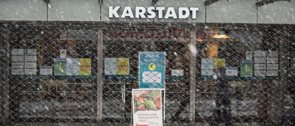 Eisige Stimmung: Karstadt benötigt Staatshilfe, um durch den Lockdown zu kommen. 