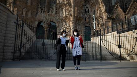Erst wurde die Sagrada Familia in Barcelona geschlossen, inzwischen herrscht in ganz Spanien eine Ausgangssperre. 