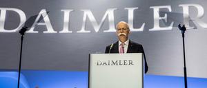 Ein letztes Mal sprach Dieter Zetsche bei der Hauptversammlung als Daimler-Chef vor den Aktionären.