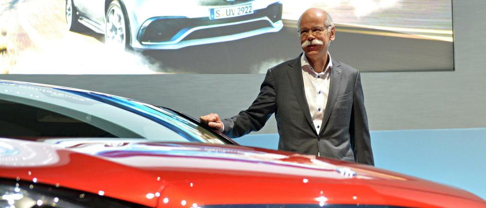 Der Vorstandsvorsitzende der Daimler AG, Dieter Zetsche, ist mit den Bilanzen des Konzerns zufrieden. 