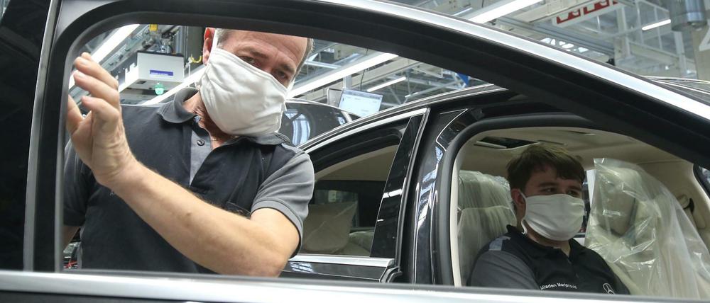 Daimler-Produktion in Sindelfingen