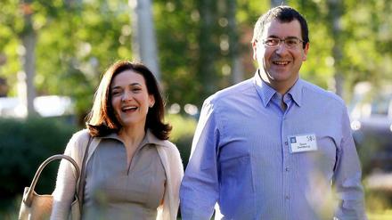 Sheryl Sandberg und David Goldberg kannten sich seit den 90er Jahren und haben zwei Kinder. Diese Aufnahme entstand im Juli 2014.
