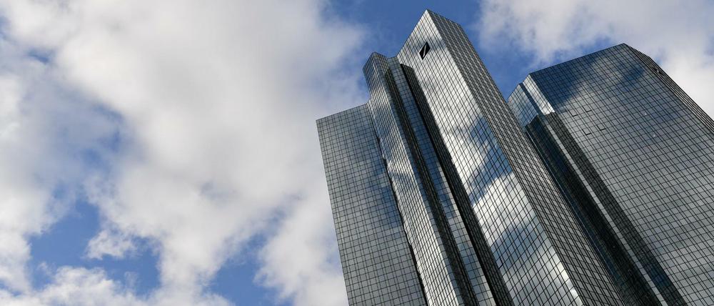Die Zentrale der Deutschen Bank in Frankfurt am Main. 