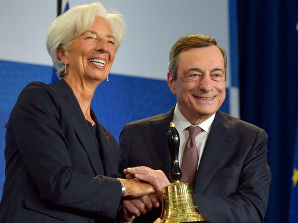 Christine Lagarde hat die Leitung der EZB gerade erst von Mario Draghi übernommen.