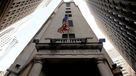 Die New Yorker Börse an der Wall Street in New York.