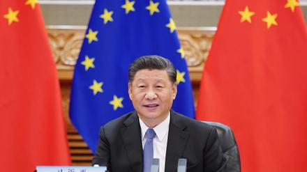 Chinas Präsident Xi Jinping nahm persönlich an der Videokonferenz mit EU-Kommissionspräsidentin Ursula von der Leyen teil.
