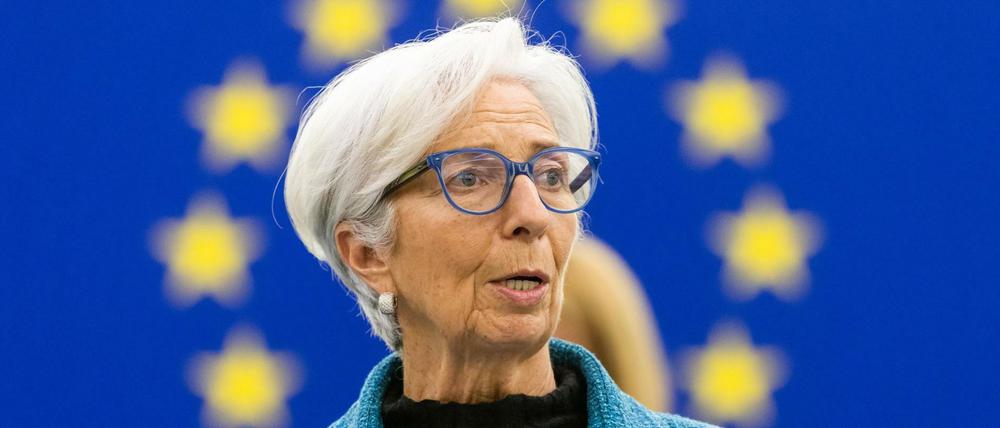 Christine Lagarde, Präsidentin der Europäischen Zentralbank (EZB). 
