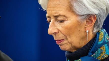 Christine Lagarde senkte den Leitzins nicht - viele Börsianer hatten das allerdings erwartet. 