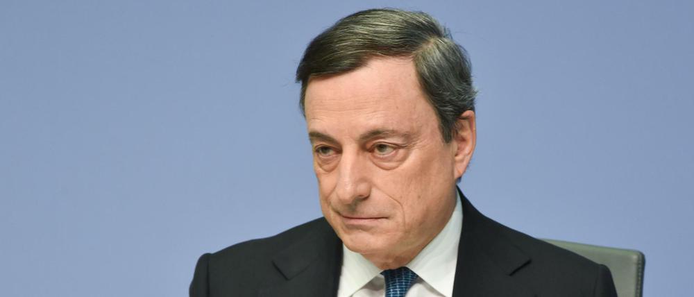 Mario Draghi, Präsident der Europäischen Zentralbank (EZB).