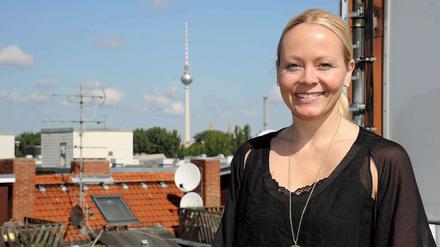 Über den Dächern von Kreuzberg. Maria Molland ist gerade von London nach Berlin gezogen. Sie findet, die Stadt wirbt zu wenig mit ihrem großen Potenzial.