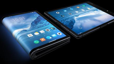 Das Smartphone wird zum Tablet: Das FlexPai des chinesischen Anbieters Royole kann schon bestellt werden. 