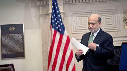 Ben Bernanke. Chef der US-Notenbank, bei einer Zeremonie am 16. Dezember. 