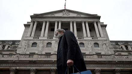 Die Bank of England (BoE) in London.
