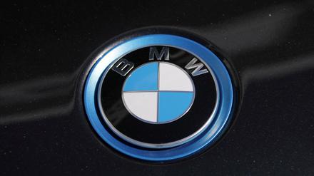 Das Logo des Münchner Autokonzerns BMW.