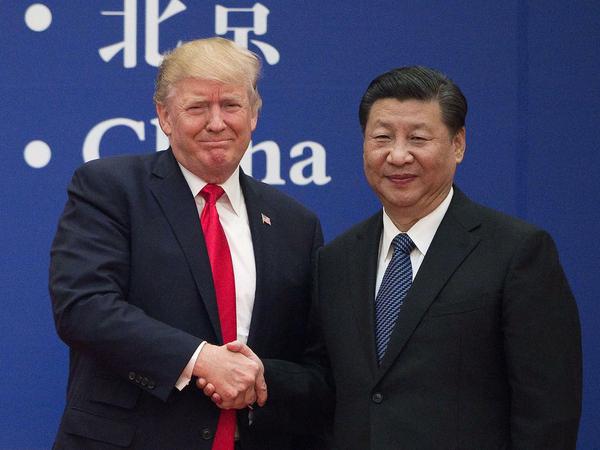 Werden wohl keine Freunde mehr: Donald Trump (l.) und Xi Jinping.